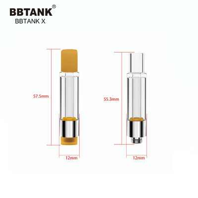 cartucho de 0.5ml CBD THC Vape, nenhum cartucho da linha do escape 510