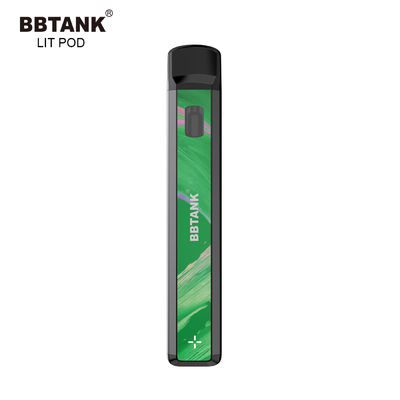 Do óleo cerâmico do cbd da bobina 1.0ml da bateria recarregável dispositivo descartável da vagem do vape