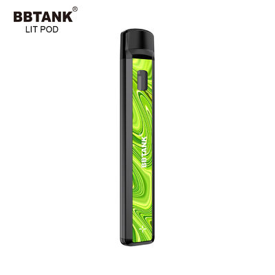 Do óleo cerâmico do cbd da bobina 1.0ml da bateria recarregável dispositivo descartável da vagem do vape