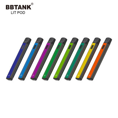 Do óleo cerâmico do cbd da bobina 1.0ml da bateria recarregável dispositivo descartável da vagem do vape