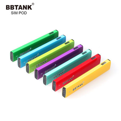 Atomizador Pen Aluminium Alloy do óleo do FCC CBD, pena lisa magro de 1gram Vape