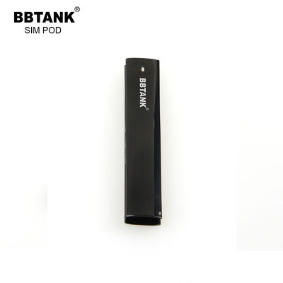 o dispositivo descartável eletrônico dos cigarros CBD Vape do fumo 0.5gram galvanizou preto