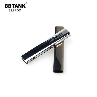 o dispositivo descartável eletrônico dos cigarros CBD Vape do fumo 0.5gram galvanizou preto