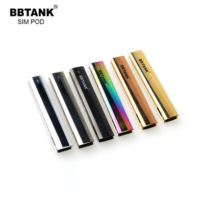 o dispositivo descartável eletrônico dos cigarros CBD Vape do fumo 0.5gram galvanizou preto
