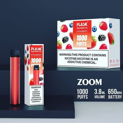 ZUMBE a estabilidade 1000puffs de alta qualidade 650mah 304 Stianless dos dispositivos de Vapepen da eliminação de aço