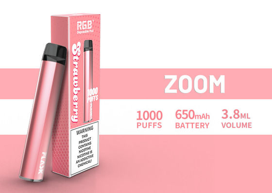 ZUMBE a estabilidade 1000puffs de alta qualidade 650mah 304 Stianless dos dispositivos de Vapepen da eliminação de aço
