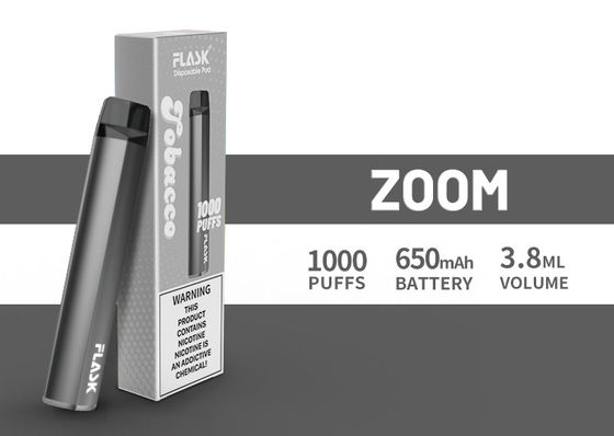 Suco abundante 1000puffs da fonte 650mah 3.8ml do controle de qualidade de Disposol Vapepen do ZUMBIDO