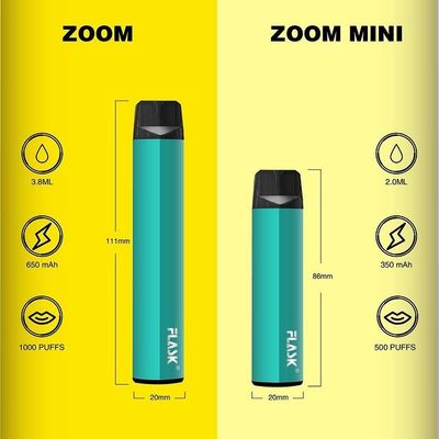 Vapenation 1000puffs 650 Mah Cotton Organic de DisposableVapepen do ZUMBIDO