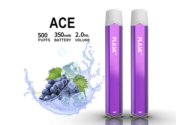 O gelo 2g da uva Flavored a pena do atomizador, pena descartável de 400mAH Vape