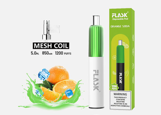 Atomizador Flavored descartável Pen Pod Systems do OEM 304SS 5g