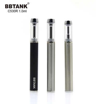 Dispositivo descartável de prata de 1.0ml CBD Vape, pena de Vape do óleo de 1.5ohm CBD
