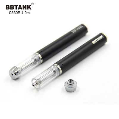 Dispositivo descartável de prata de 1.0ml CBD Vape, pena de Vape do óleo de 1.5ohm CBD