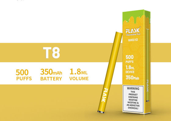 A cafeína por atacado dos sabores 500puffs 12/energia Vape cola o E-cigarro descartável de Nicsalt