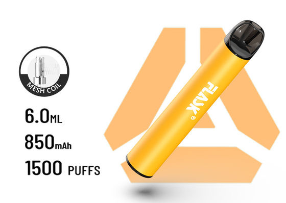 Capacidade grande descartável da bateria 850Mah do meshcoil dos sopros 1500puffs de VapePen do melhor fluxo de ar de F900 P6
