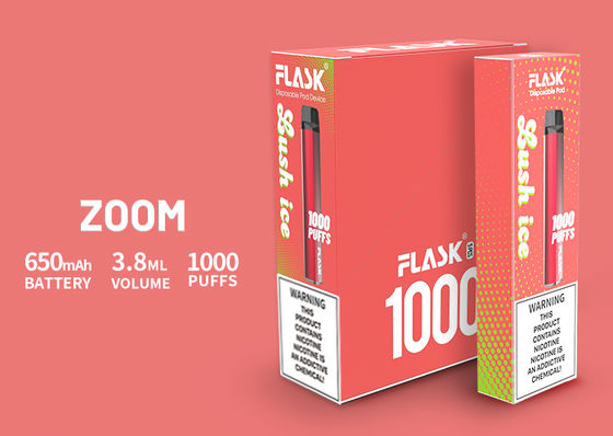 vapor eletrônico do cigarro 3.8ml, jogos do acionador de partida de 1000puffs Vape
