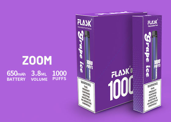 vapor eletrônico do cigarro 3.8ml, jogos do acionador de partida de 1000puffs Vape
