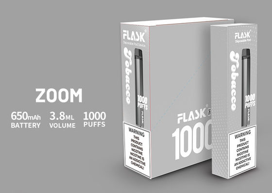 vapor eletrônico do cigarro 3.8ml, jogos do acionador de partida de 1000puffs Vape