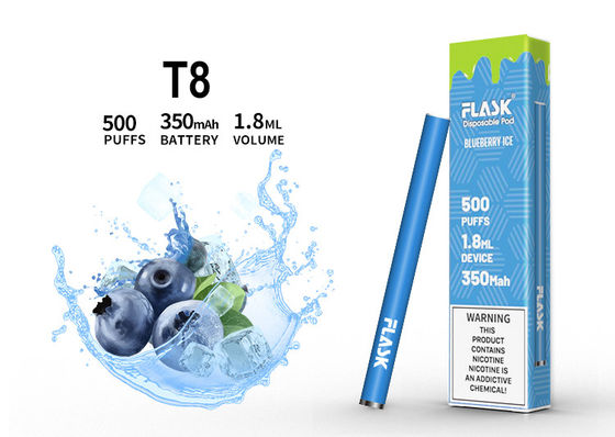 Dispositivo descartável da vagem do FCC 1.8ml Vape, pena eletrônica de 1.5oHM Vape