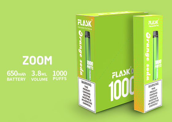 E-suco de alta qualidade 0%2%5%Nicsalt 1000puffs do produto 650Mah 3.8ml de Vapepen da eliminação do ZUMBIDO