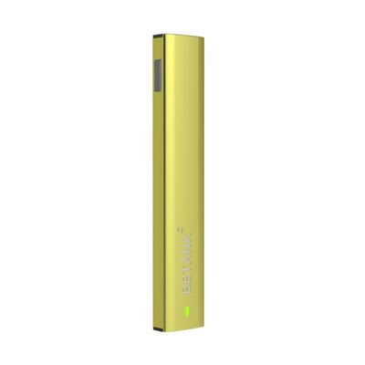 Dispositivo eletrônico descartável amarelo de Vaping do cigarro de 3.7V 350mAh