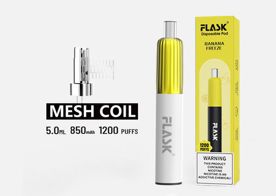 vagens Flavored sal de Pen Mesh Coil Vape Pre Filled do atomizador da nicotina de 850mAh 2%