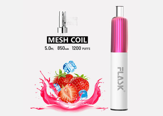 5.0ml Smok Nic Salt Device, cigarro eletrônico líquido de 1200 sopros E
