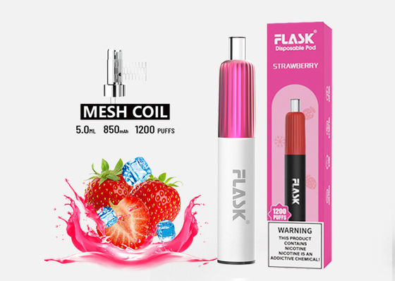pena Flavored nicotina do atomizador 20mg, vapores eletrônicos do cigarro 850mAh