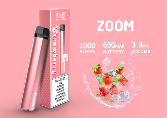 cartucho cerâmico do óleo 1000puffs, cartucho de 3.8ml 650 Mah Flavored CBD Vape