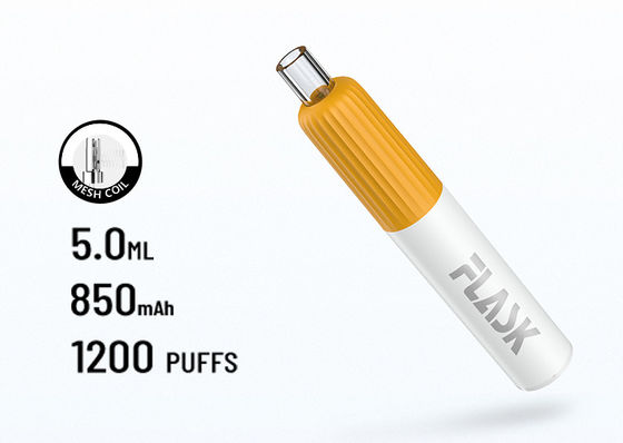 1200 dispositivo eletrônico descartável livre de Vaping do cigarro da nicotina dos sopros 5.0ml
