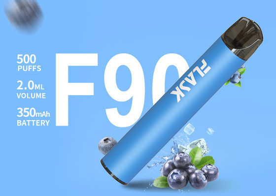 2.0ml Flavored o cigarro descartável dos sopros E da pena 500 do atomizador