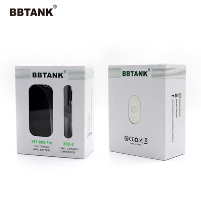 Envernizando Vape Pen Packaging Box, empacotamento dobrável do cartucho do óleo de THC