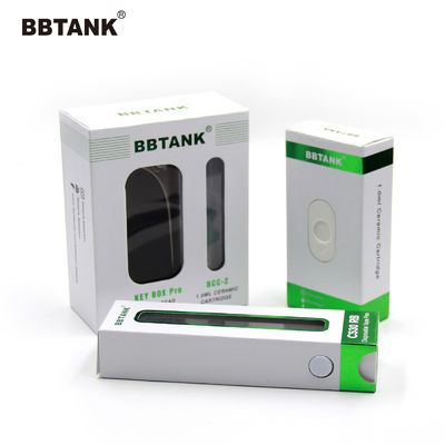 Reciclado envernizando caixas de empacotamento dobráveis para a pena de Vape do óleo de CBD