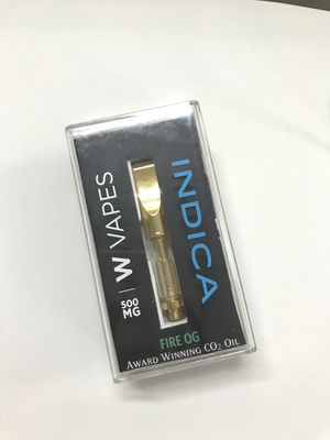 Envernizando Vape Pen Packaging Box, empacotamento dobrável do cartucho do óleo de THC