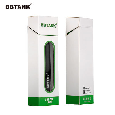 Cartão de papel CBD Vape Pen Boxes Embossing Printing de Eco