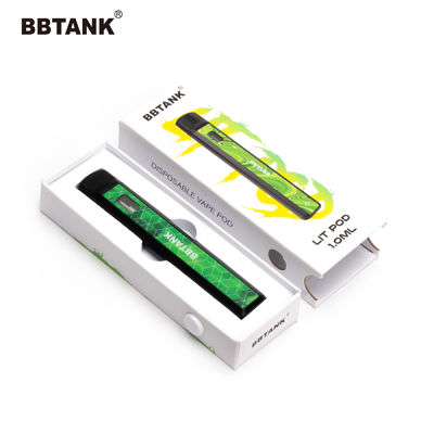 Cartão de papel CBD Vape Pen Boxes Embossing Printing de Eco