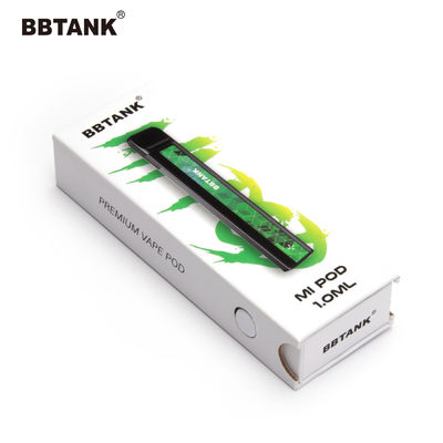 Cartão de papel CBD Vape Pen Boxes Embossing Printing de Eco