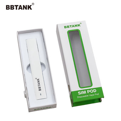 Revestimento UV da caixa feito a mão de Art Paper Vape Pen Packaging descartável