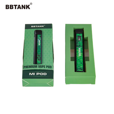 Caixa de Art Paper Vape Pen Packaging do delta 9, caixa de papel do cartucho de THC