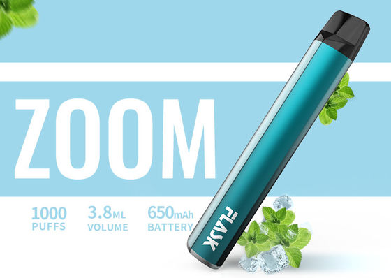 650 Mah Electronic 3.8ml 1000puffs Flavored o atomizador Pen Nicosalt 1%