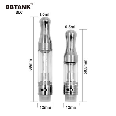 Cartucho do óleo do OEM CBD, prova do escapamento do cartucho do óleo do cannabis 0.5ml