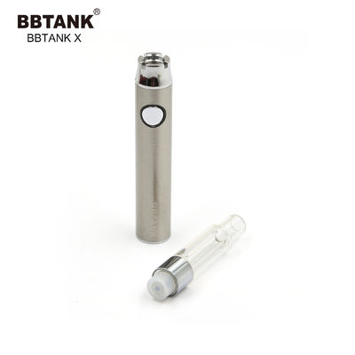 bobina cerâmica do cartucho 510 de vidro do óleo de 1.0ml THC com bateria magro