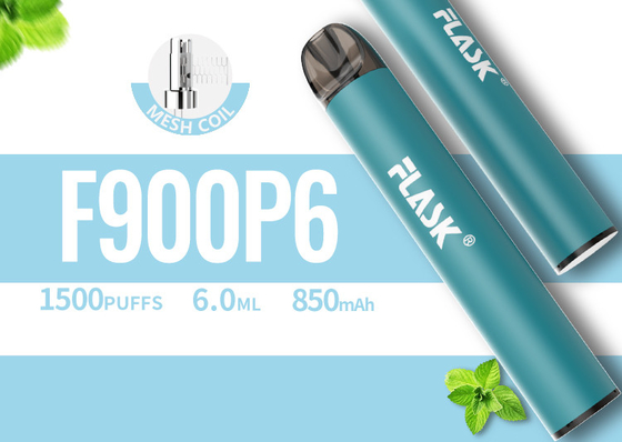 RGBvape SS304 Ecig 1500 dispositivos descartáveis do vape do sopro com Mesh Coil