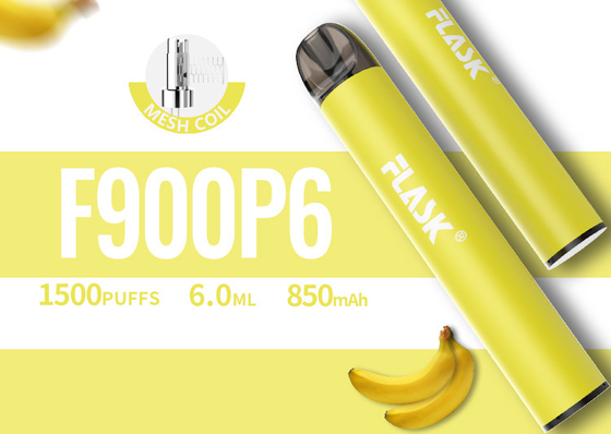 RGBvape SS304 Ecig 1500 dispositivos descartáveis do vape do sopro com Mesh Coil