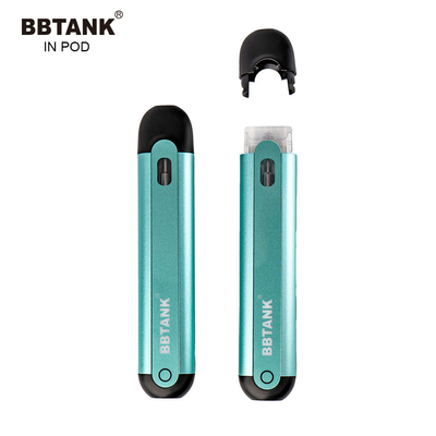 THC Vape descartável BBTANK na vagem recarregam a pena grossa do óleo da pena CBD do vape do delta 8 do sistema da vagem do óleo do E-cig 350mah