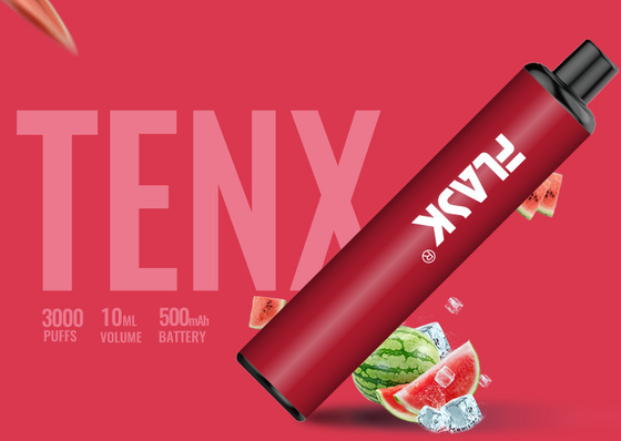 Mesh Coil 3000 sopra 10ml Flavored a bateria da pena 3.7V 1400mAh do atomizador