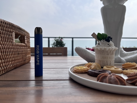 Cig saudável descartável do dispositivo 850mah E da vagem do RGB Mesh Coil 6ml Vape