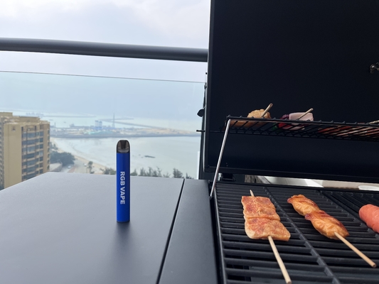 Cig saudável descartável do dispositivo 850mah E da vagem do RGB Mesh Coil 6ml Vape
