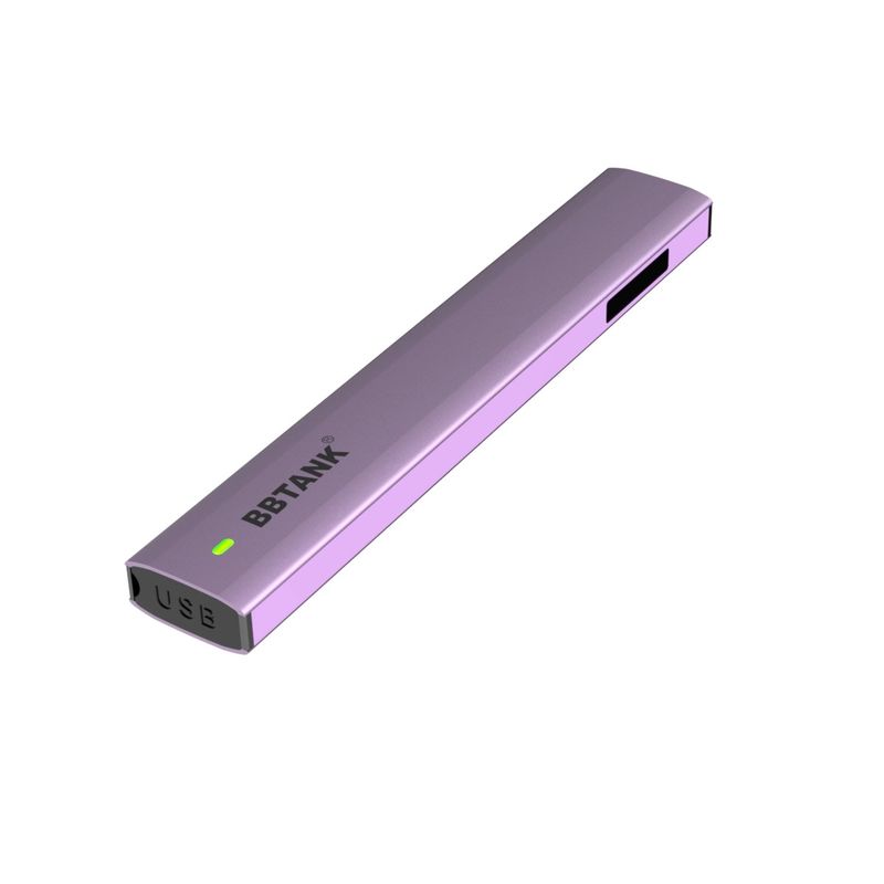 Certificação descartável lisa das CK do dispositivo de 1ML THC Vape com núcleo cerâmico