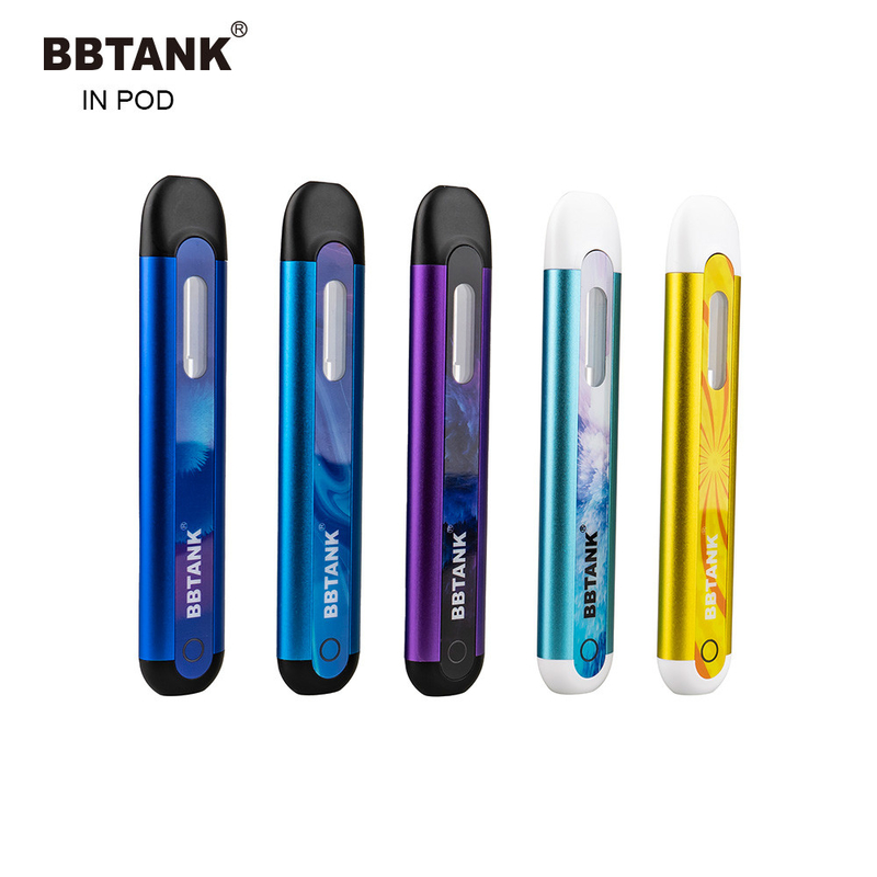 BBTANK da pena grossa do óleo de 2 ml dispositivo descartável da vagem do vape do lil recarregável na pena feita sob encomenda CBD de Vape da vagem do óleo do delta 8 do logotipo da VAGEM