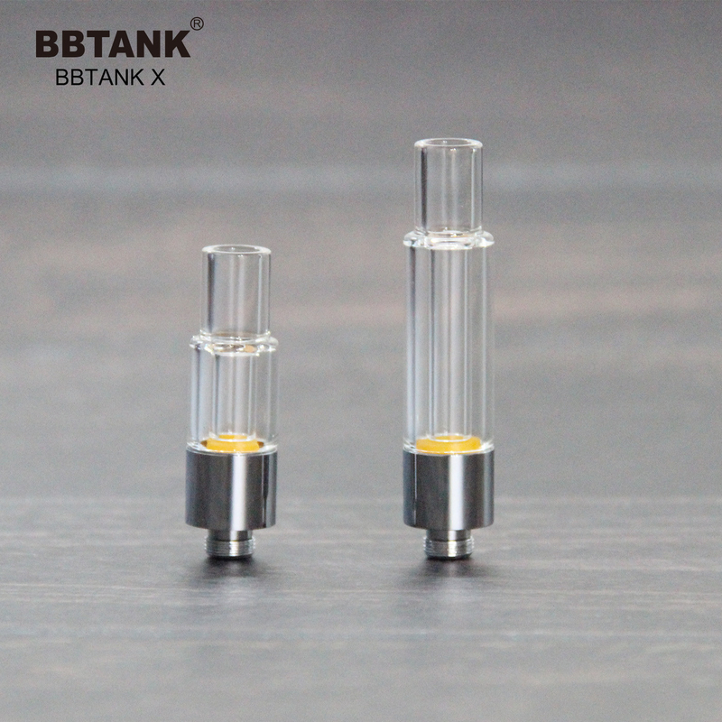 Cartucho de vidro completo original por atacado 0.5ml 1,0 da fábrica de BBTANK 2,0 gramas, 510 linha, óleo apto da viscosidade da vasta gama